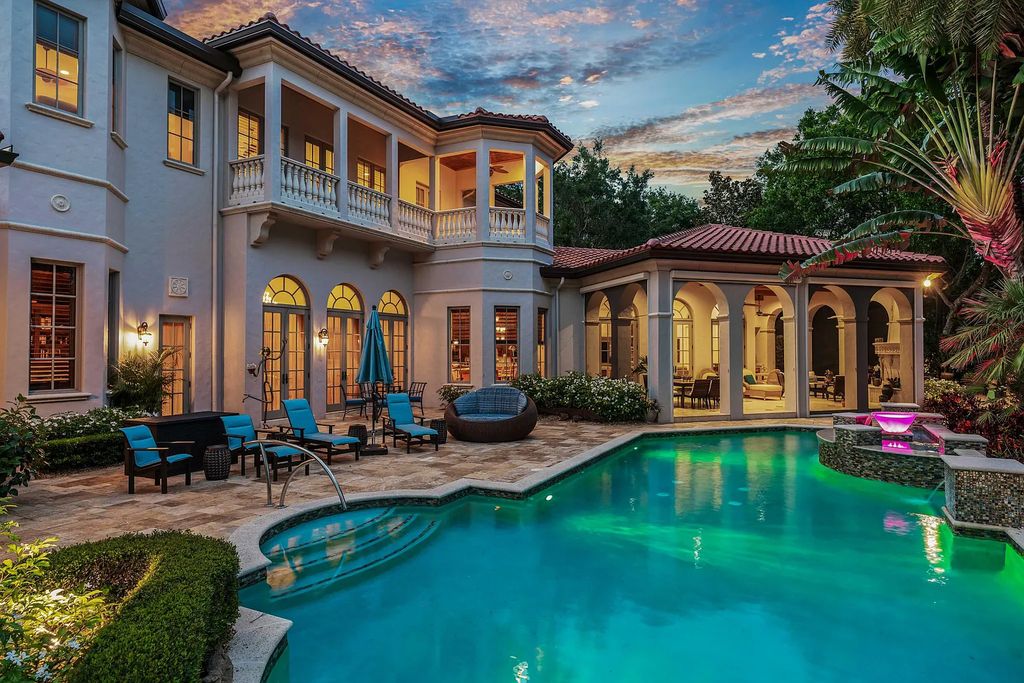 11736 Valeros Court, Palm Beach Gardens, Florida is a special residence in the exclusive Old Palm Golf Club with an amazing array of luxury amenities and design details, amenities include concrete block construction, impact windows and doors, brand new roof, whole home generator, elevator, 5 car garages.