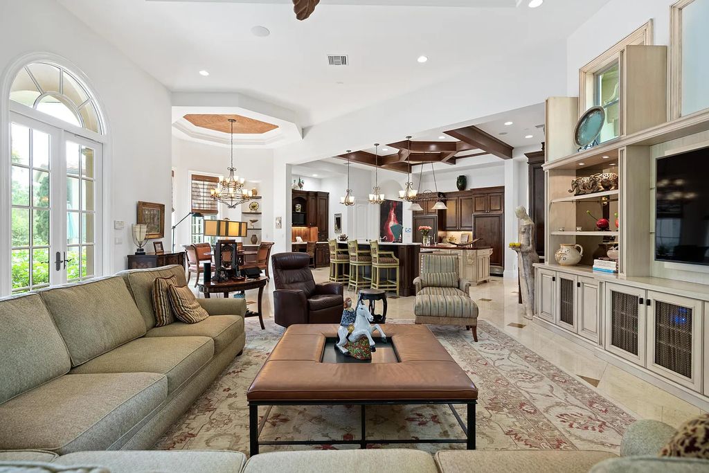 11736 Valeros Court, Palm Beach Gardens, Florida is a special residence in the exclusive Old Palm Golf Club with an amazing array of luxury amenities and design details, amenities include concrete block construction, impact windows and doors, brand new roof, whole home generator, elevator, 5 car garages.