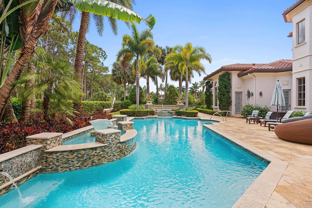 11736 Valeros Court, Palm Beach Gardens, Florida is a special residence in the exclusive Old Palm Golf Club with an amazing array of luxury amenities and design details, amenities include concrete block construction, impact windows and doors, brand new roof, whole home generator, elevator, 5 car garages.
