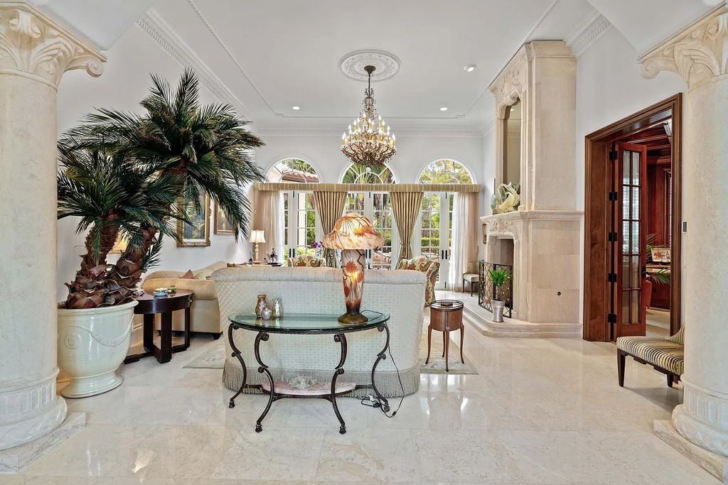 11736 Valeros Court, Palm Beach Gardens, Florida is a special residence in the exclusive Old Palm Golf Club with an amazing array of luxury amenities and design details, amenities include concrete block construction, impact windows and doors, brand new roof, whole home generator, elevator, 5 car garages.