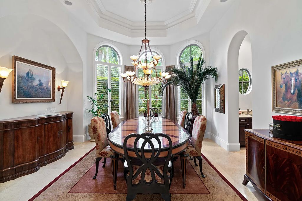 11736 Valeros Court, Palm Beach Gardens, Florida is a special residence in the exclusive Old Palm Golf Club with an amazing array of luxury amenities and design details, amenities include concrete block construction, impact windows and doors, brand new roof, whole home generator, elevator, 5 car garages.