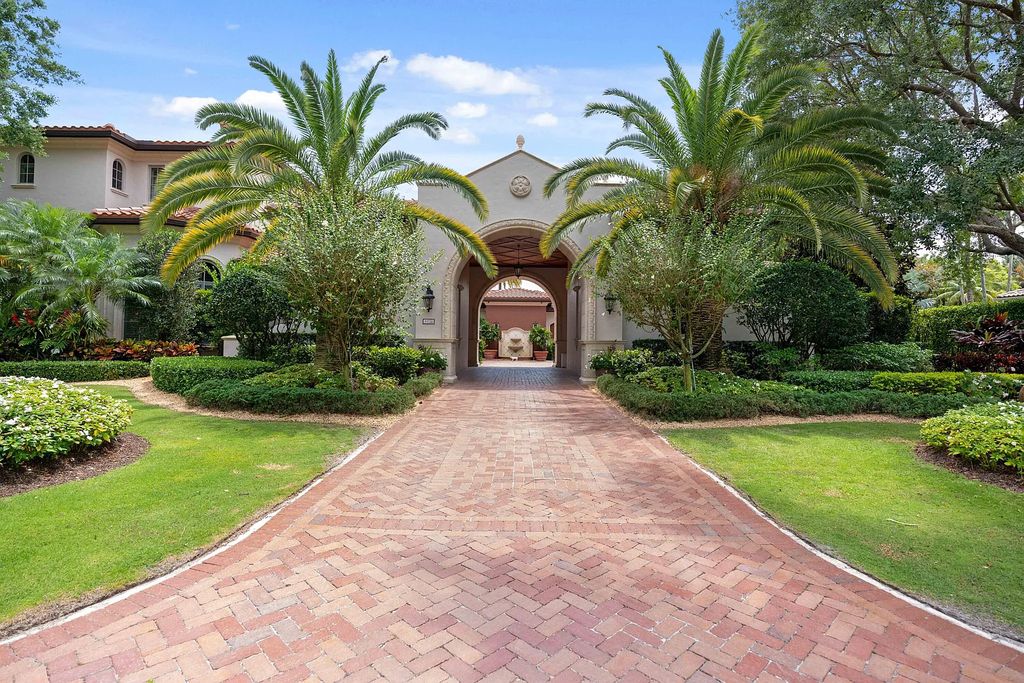 11736 Valeros Court, Palm Beach Gardens, Florida is a special residence in the exclusive Old Palm Golf Club with an amazing array of luxury amenities and design details, amenities include concrete block construction, impact windows and doors, brand new roof, whole home generator, elevator, 5 car garages.