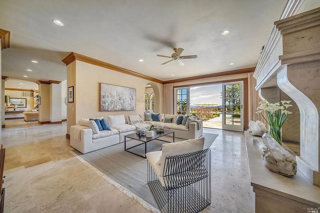 2900 Spring Mountain Road, Saint Helena, California is a vineyard estate sits atop the illustrious Spring Mountain, overlooking Napa Valley, featuring a total of six, double planted acres of meticulously tended wines. 