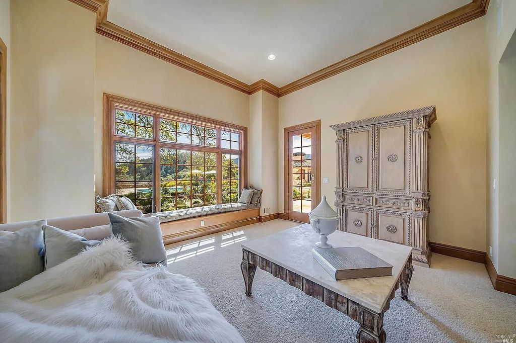 2900 Spring Mountain Road, Saint Helena, California is a vineyard estate sits atop the illustrious Spring Mountain, overlooking Napa Valley, featuring a total of six, double planted acres of meticulously tended wines. 