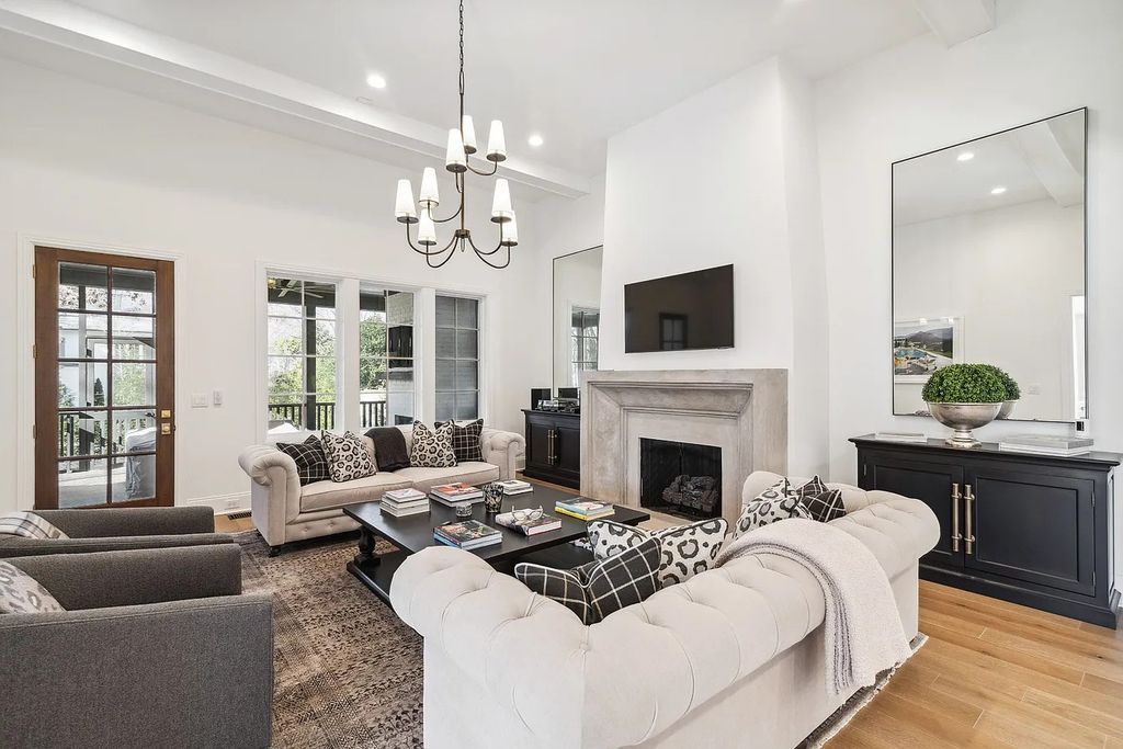 The Home in Nashville is a Gorgeous newer construction designed by P. Shea and built by Craftsman Residential, now available for sale. This home located at 4411B Soper Ave, Nashville, Tennessee