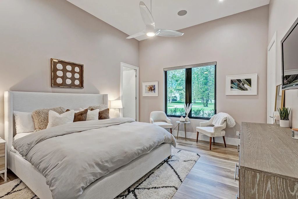 5812 Lady Luck Road, Palm Beach Gardens, Florida, is the finest modern new construction that is available in Steeplechase, one of the most desirable neighborhoods. This wonderful home in South Florida features the crispest modern interior and modern technology, such as the solar roof and Icynene foam insulation.
