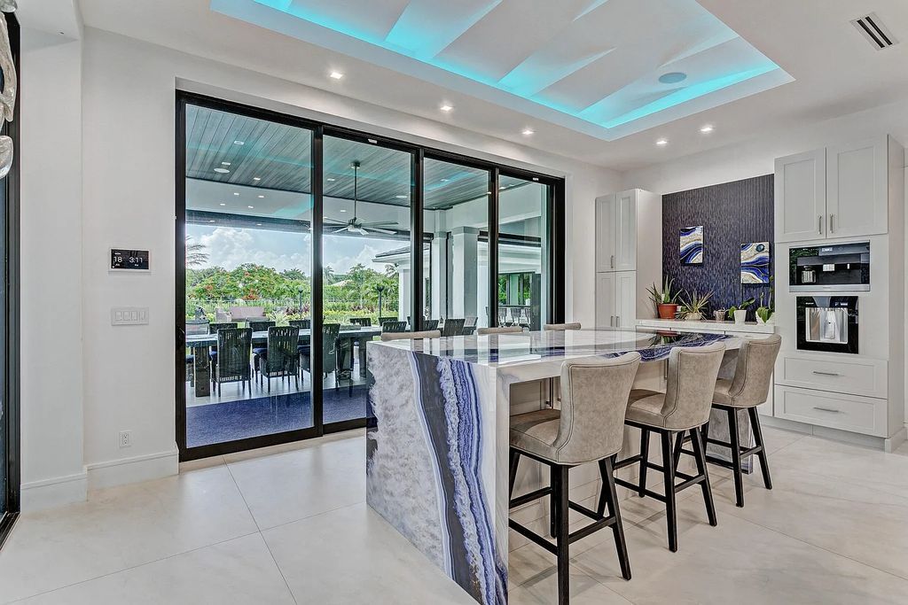 5812 Lady Luck Road, Palm Beach Gardens, Florida, is the finest modern new construction that is available in Steeplechase, one of the most desirable neighborhoods. This wonderful home in South Florida features the crispest modern interior and modern technology, such as the solar roof and Icynene foam insulation.