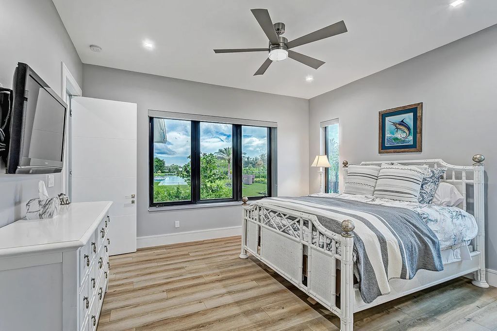 5812 Lady Luck Road, Palm Beach Gardens, Florida, is the finest modern new construction that is available in Steeplechase, one of the most desirable neighborhoods. This wonderful home in South Florida features the crispest modern interior and modern technology, such as the solar roof and Icynene foam insulation.