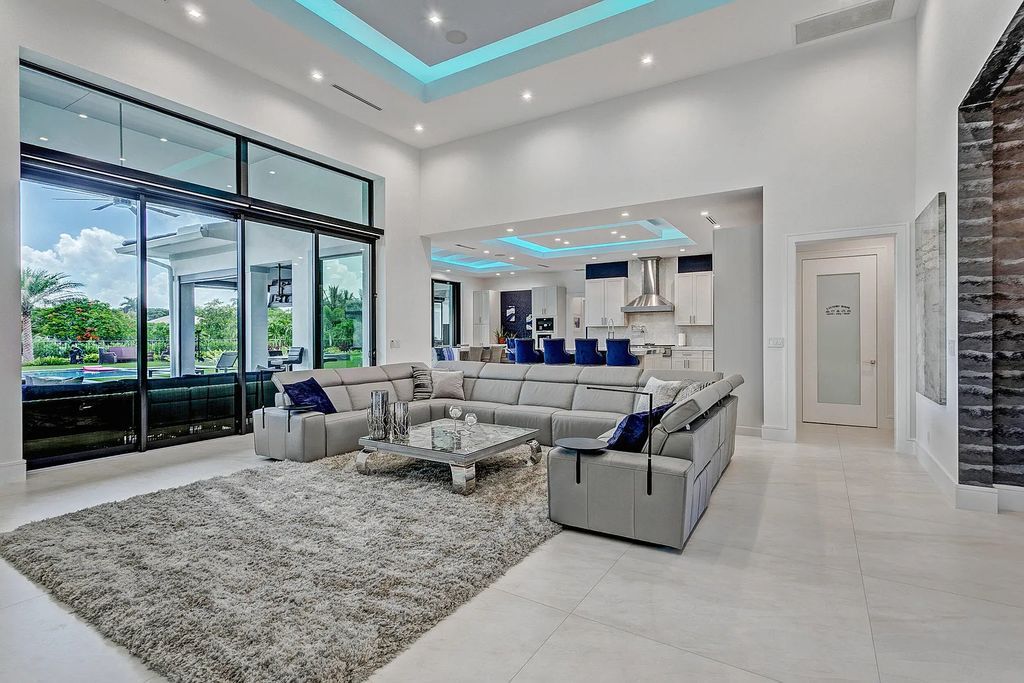 5812 Lady Luck Road, Palm Beach Gardens, Florida, is the finest modern new construction that is available in Steeplechase, one of the most desirable neighborhoods. This wonderful home in South Florida features the crispest modern interior and modern technology, such as the solar roof and Icynene foam insulation.