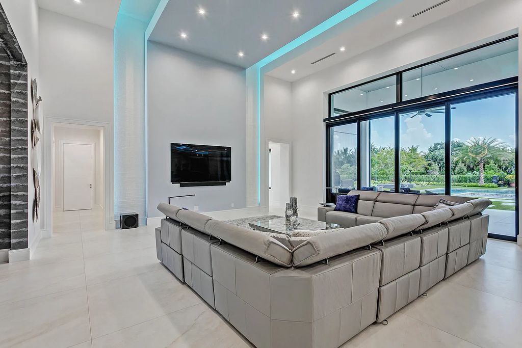 5812 Lady Luck Road, Palm Beach Gardens, Florida, is the finest modern new construction that is available in Steeplechase, one of the most desirable neighborhoods. This wonderful home in South Florida features the crispest modern interior and modern technology, such as the solar roof and Icynene foam insulation.