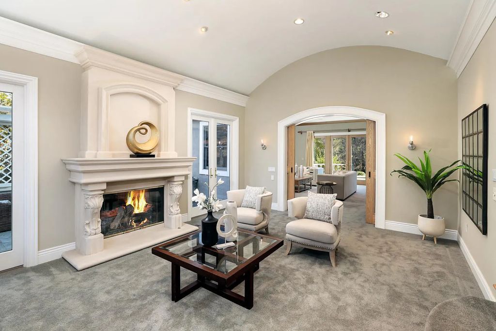 16050 Viewfield Road, Monte Sereno, California is an incredible property on 1.4 usable acres just a few short blocks to vibrant downtown Los Gatos boasting grand semi-circular staircase and vaulted ceilings, park-like back yard, 800 bottle wine cellar, and more.