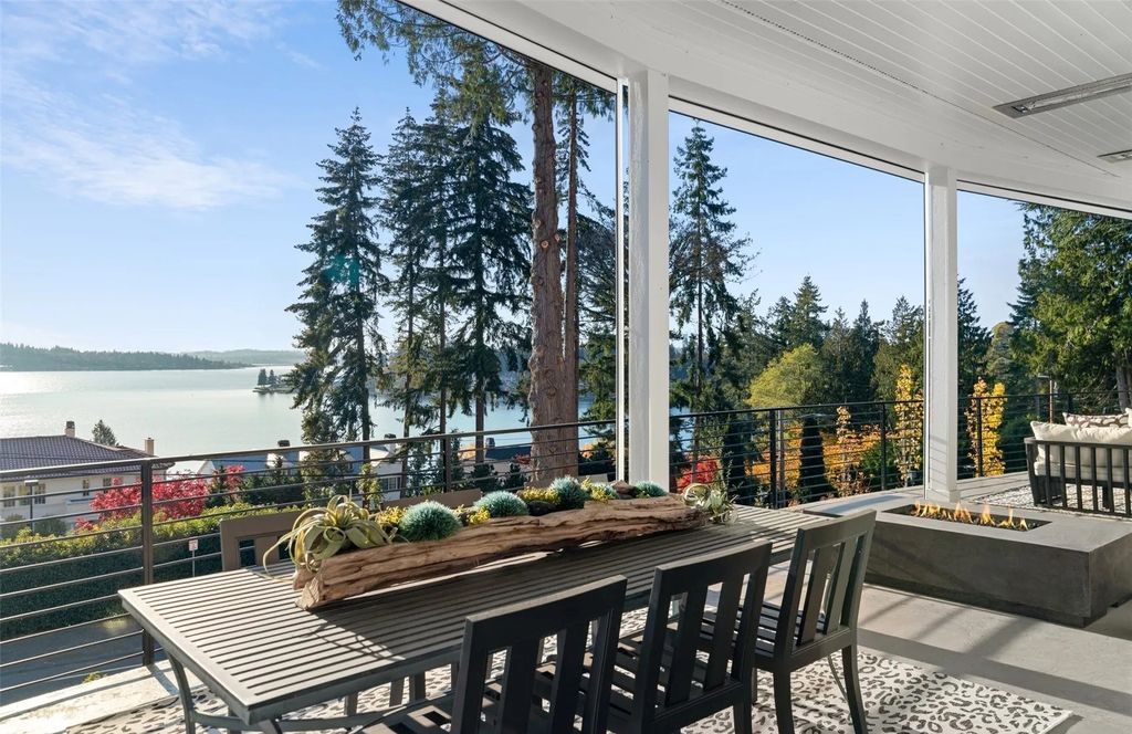 The Home in Bellevue was custom built in 2021 with high-end finishes and modern amenities, now available for sale. This home located at 9563 NE 1st Street, Bellevue, Washington