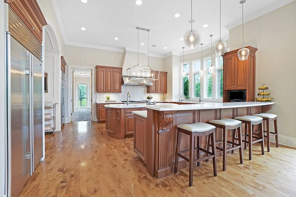 The Estate in Naperville is a luxurious home of architectural perfection and exceptional features now available for sale. This home located at 8S061 Indiana Ave, Naperville, Illinois; offering 05 bedrooms and 10 bathrooms with 9,940 square feet of living spaces.