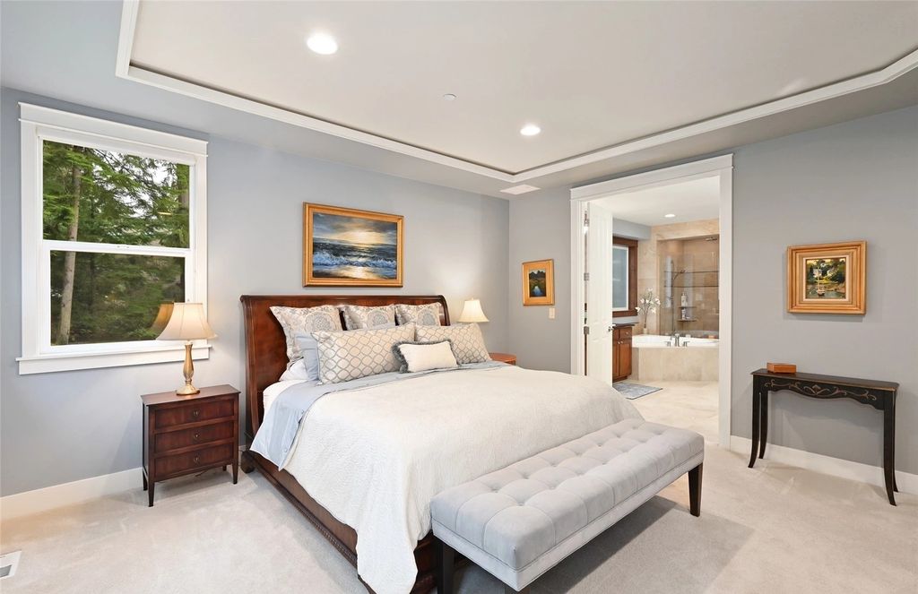 The Home in Redmond is a luxurious home with gracious room sizes and cozy spaces, now available for sale. This home located at 9215 255th Avenue NE, Redmond, Washington
