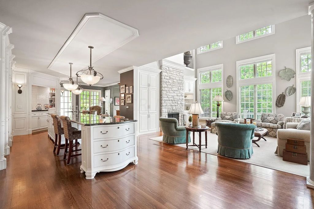 The Estate in Powell is a luxurious home providing grand living spaces with breathtaking woodland views and huge entertainment areas now available for sale. This home located at 1903 Strathshire Hall Ln, Powell, Ohio; offering 06 bedrooms and 08 bathrooms with 10,106 square feet of living spaces.