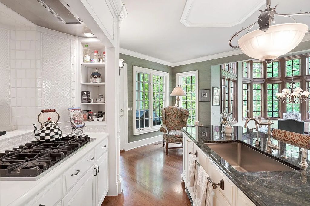 The Estate in Powell is a luxurious home providing grand living spaces with breathtaking woodland views and huge entertainment areas now available for sale. This home located at 1903 Strathshire Hall Ln, Powell, Ohio; offering 06 bedrooms and 08 bathrooms with 10,106 square feet of living spaces.
