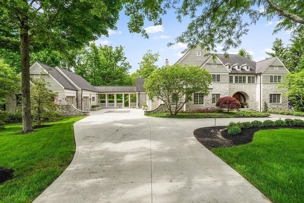 The Estate in Powell is a luxurious home providing grand living spaces with breathtaking woodland views and huge entertainment areas now available for sale. This home located at 1903 Strathshire Hall Ln, Powell, Ohio; offering 06 bedrooms and 08 bathrooms with 10,106 square feet of living spaces.