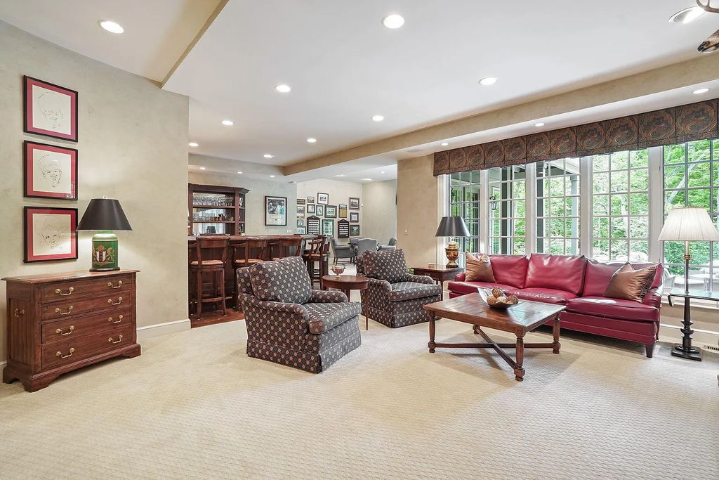 The Estate in Powell is a luxurious home providing grand living spaces with breathtaking woodland views and huge entertainment areas now available for sale. This home located at 1903 Strathshire Hall Ln, Powell, Ohio; offering 06 bedrooms and 08 bathrooms with 10,106 square feet of living spaces.