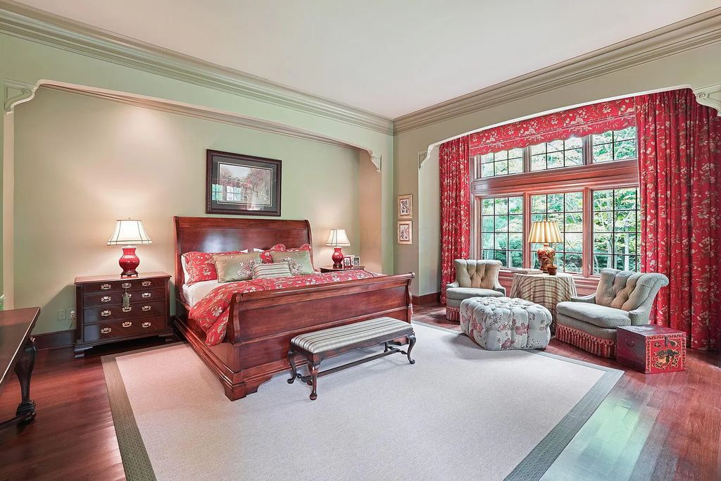 The Estate in Powell is a luxurious home providing grand living spaces with breathtaking woodland views and huge entertainment areas now available for sale. This home located at 1903 Strathshire Hall Ln, Powell, Ohio; offering 06 bedrooms and 08 bathrooms with 10,106 square feet of living spaces.