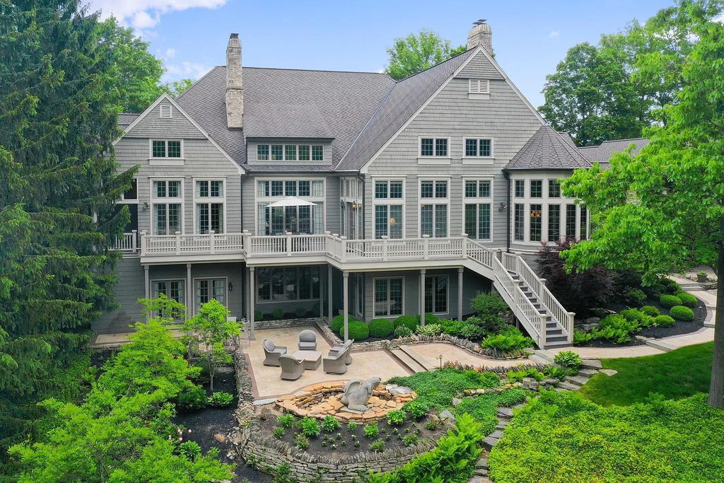 The Estate in Powell is a luxurious home providing grand living spaces with breathtaking woodland views and huge entertainment areas now available for sale. This home located at 1903 Strathshire Hall Ln, Powell, Ohio; offering 06 bedrooms and 08 bathrooms with 10,106 square feet of living spaces.