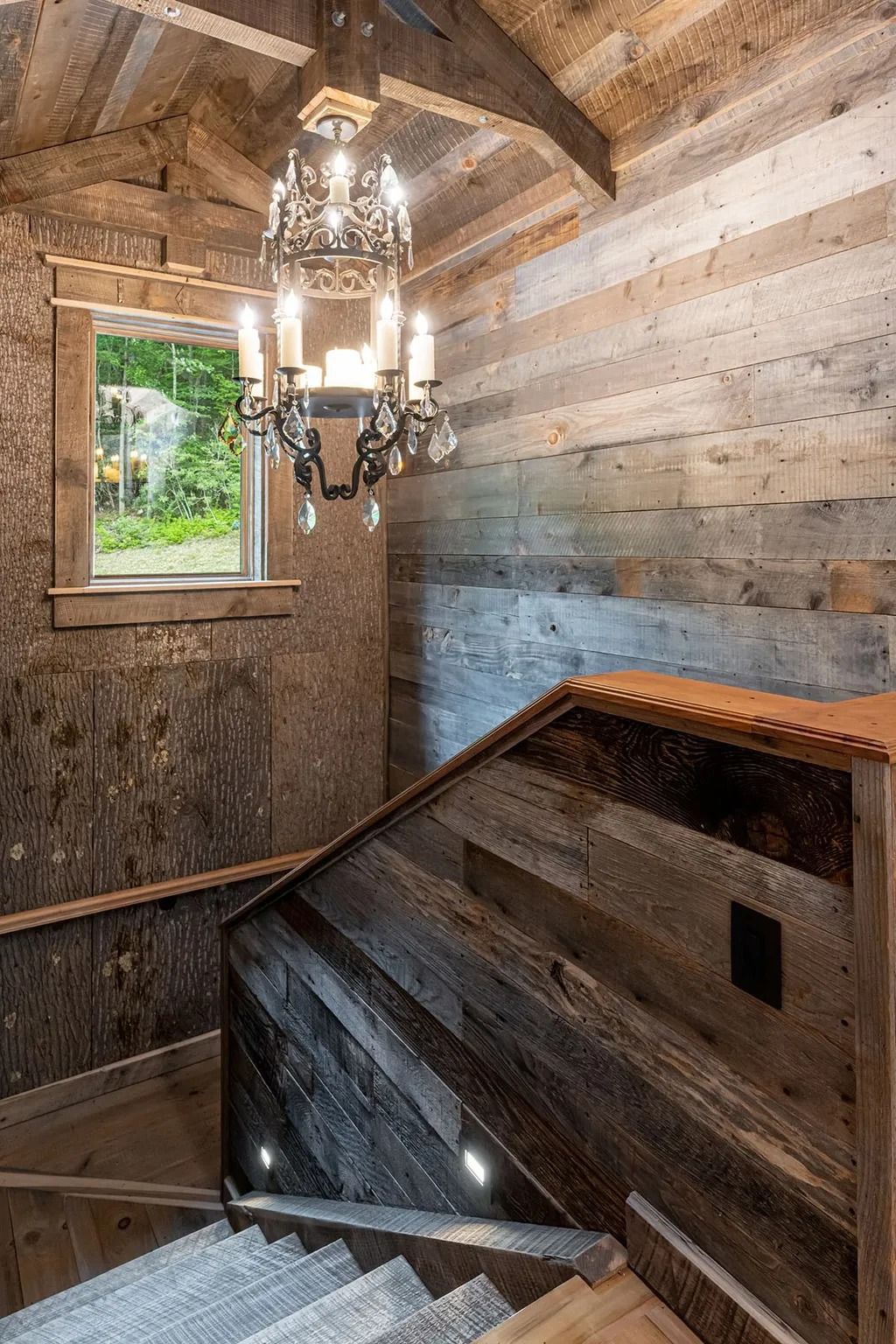 The Estate in Canton incorporates elements from the land with sustainable materials, now available for sale. This home located at 16 Gihon Waters Trl, Canton, North Carolina