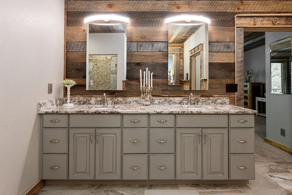 The Estate in Canton incorporates elements from the land with sustainable materials, now available for sale. This home located at 16 Gihon Waters Trl, Canton, North Carolina