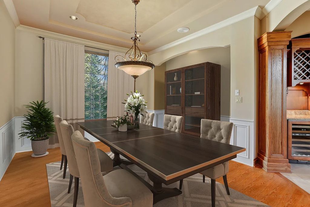 The Residence in Morris is surrounded by majestic, mature trees leading to your own private paradise, now available for sale. This home located at 4965 Cemetery Rd, Morris, Illinois