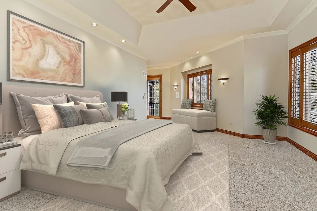 The Residence in Morris is surrounded by majestic, mature trees leading to your own private paradise, now available for sale. This home located at 4965 Cemetery Rd, Morris, Illinois