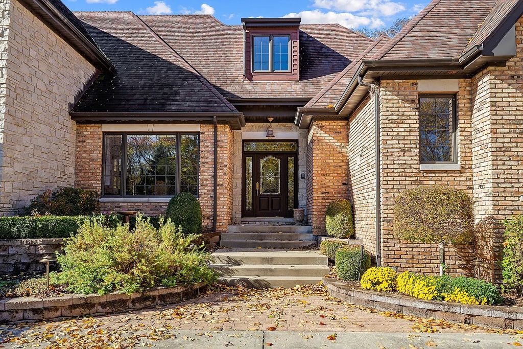 The Residence in Morris is surrounded by majestic, mature trees leading to your own private paradise, now available for sale. This home located at 4965 Cemetery Rd, Morris, Illinois