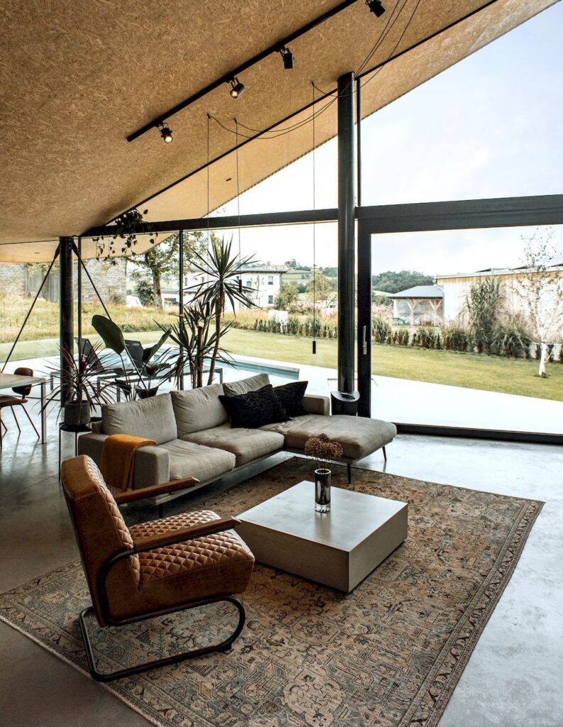 House Mesh integrated into nature designed by Caramel Architekten 3