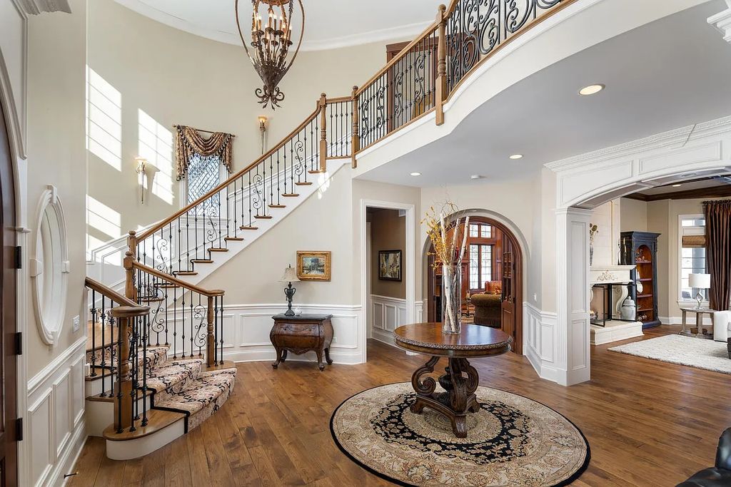 The Home in Naperville is also elevator ready, as the owners proactively designed a chase for future use, now available for sale. This home located at 7S409 Arbor Dr, Naperville, Illinois