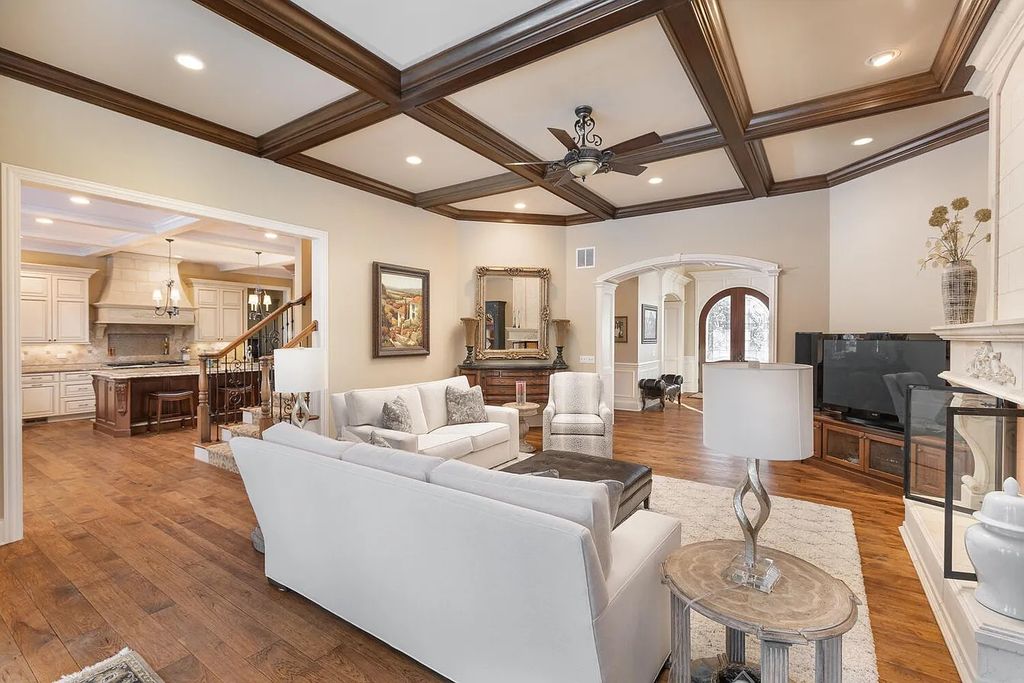 The Home in Naperville is also elevator ready, as the owners proactively designed a chase for future use, now available for sale. This home located at 7S409 Arbor Dr, Naperville, Illinois