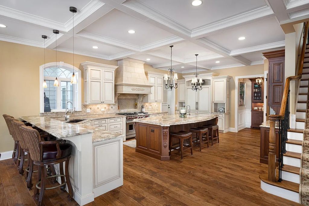 The Home in Naperville is also elevator ready, as the owners proactively designed a chase for future use, now available for sale. This home located at 7S409 Arbor Dr, Naperville, Illinois