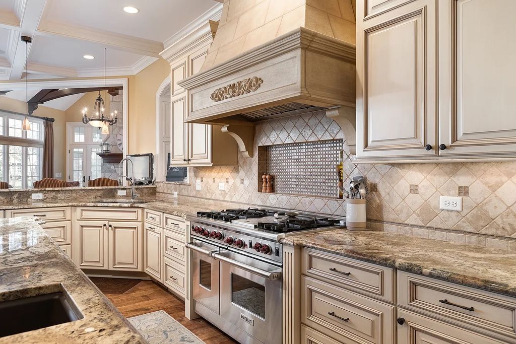 The Home in Naperville is also elevator ready, as the owners proactively designed a chase for future use, now available for sale. This home located at 7S409 Arbor Dr, Naperville, Illinois