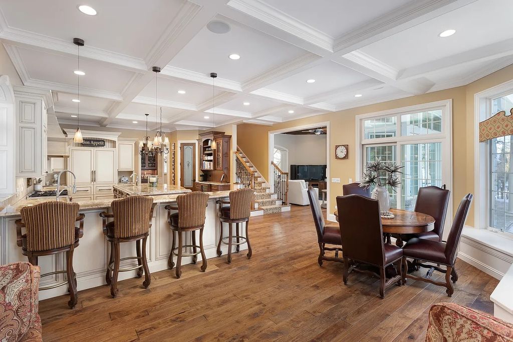 The Home in Naperville is also elevator ready, as the owners proactively designed a chase for future use, now available for sale. This home located at 7S409 Arbor Dr, Naperville, Illinois