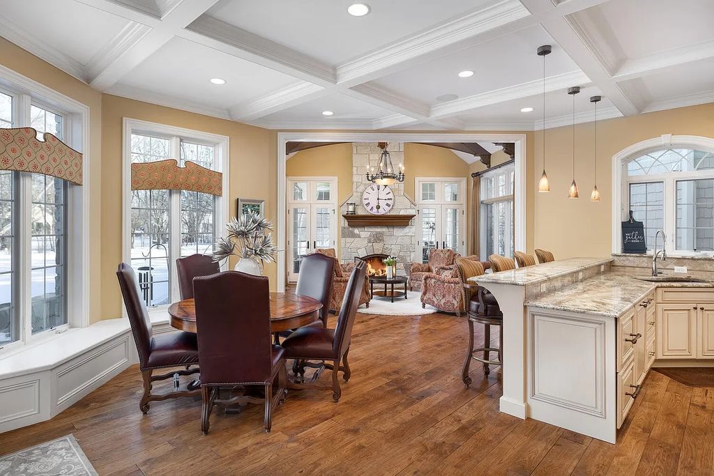 The Home in Naperville is also elevator ready, as the owners proactively designed a chase for future use, now available for sale. This home located at 7S409 Arbor Dr, Naperville, Illinois
