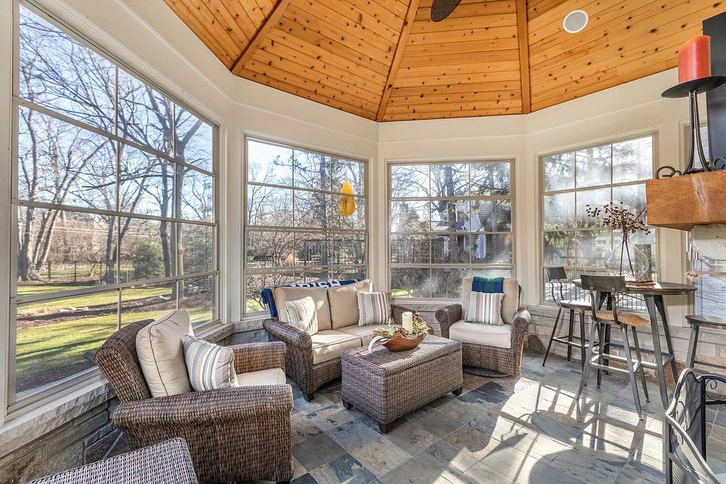 The Home in Naperville is also elevator ready, as the owners proactively designed a chase for future use, now available for sale. This home located at 7S409 Arbor Dr, Naperville, Illinois