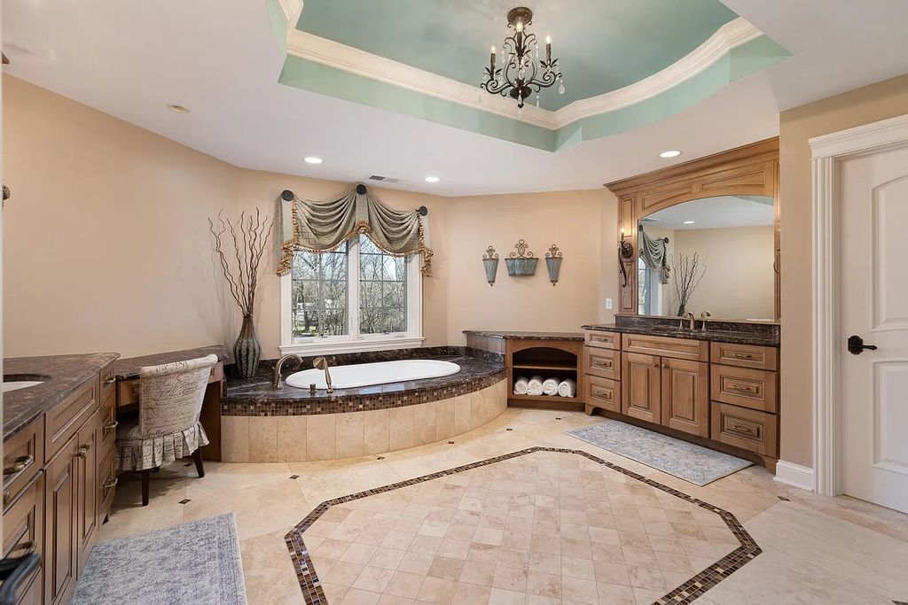 The Home in Naperville is also elevator ready, as the owners proactively designed a chase for future use, now available for sale. This home located at 7S409 Arbor Dr, Naperville, Illinois