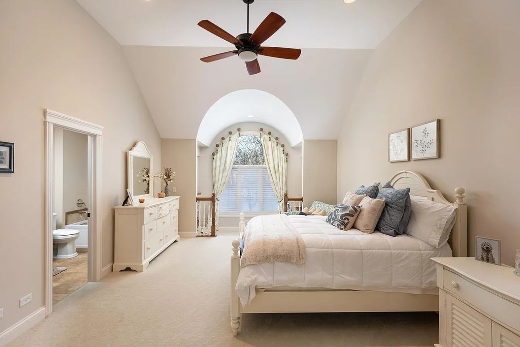 The Home in Naperville is also elevator ready, as the owners proactively designed a chase for future use, now available for sale. This home located at 7S409 Arbor Dr, Naperville, Illinois