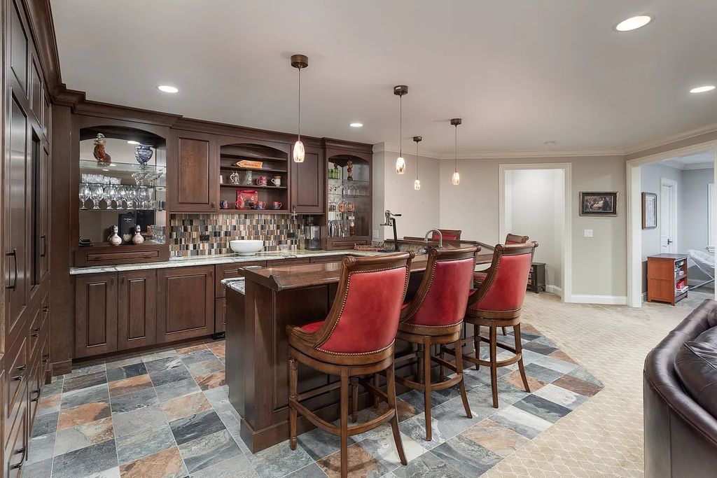 The Home in Naperville is also elevator ready, as the owners proactively designed a chase for future use, now available for sale. This home located at 7S409 Arbor Dr, Naperville, Illinois