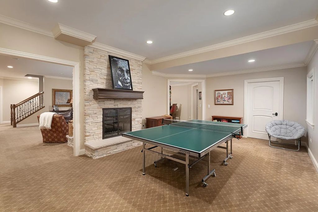 The Home in Naperville is also elevator ready, as the owners proactively designed a chase for future use, now available for sale. This home located at 7S409 Arbor Dr, Naperville, Illinois