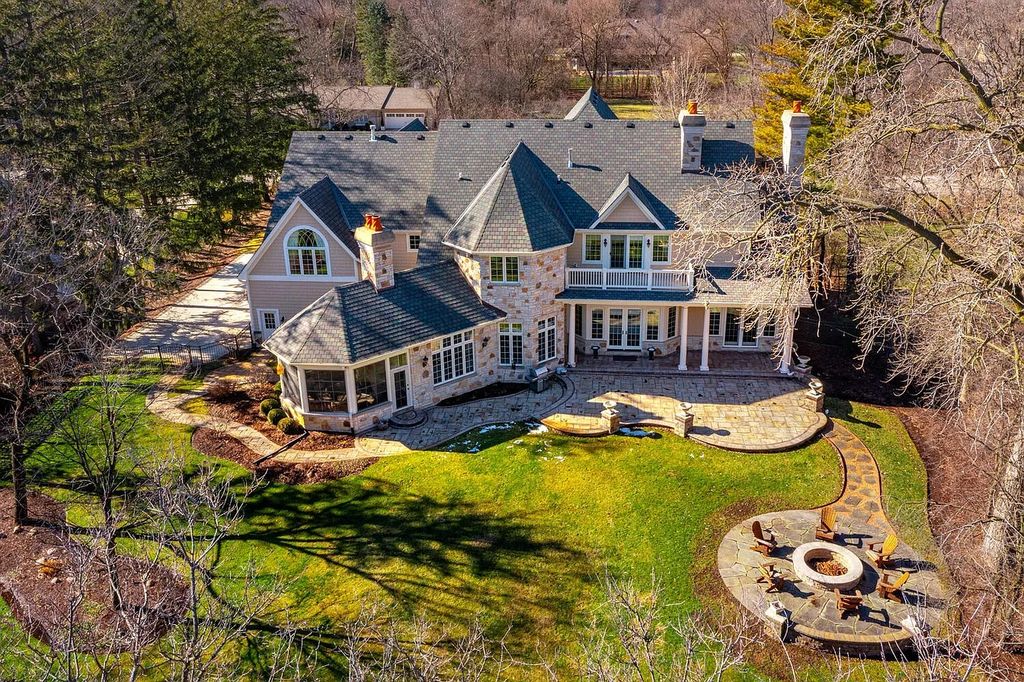 The Home in Naperville is also elevator ready, as the owners proactively designed a chase for future use, now available for sale. This home located at 7S409 Arbor Dr, Naperville, Illinois