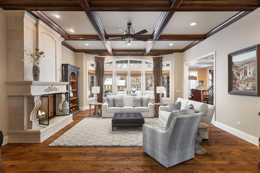 The Home in Naperville is also elevator ready, as the owners proactively designed a chase for future use, now available for sale. This home located at 7S409 Arbor Dr, Naperville, Illinois