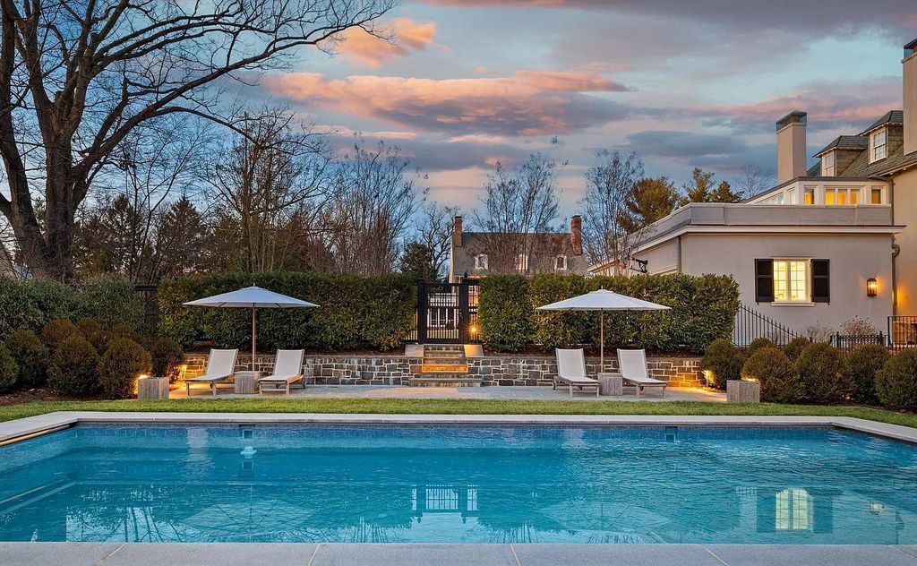 The Estate in Baltimore is brilliant renovation and expansion by Delbert Adams Construction Group, now available for sale. This home located at 1 Whitfield Rd, Baltimore, Maryland