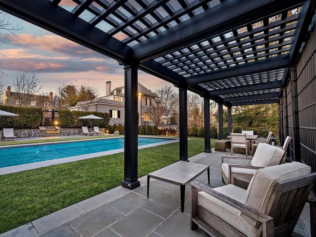 The Estate in Baltimore is brilliant renovation and expansion by Delbert Adams Construction Group, now available for sale. This home located at 1 Whitfield Rd, Baltimore, Maryland