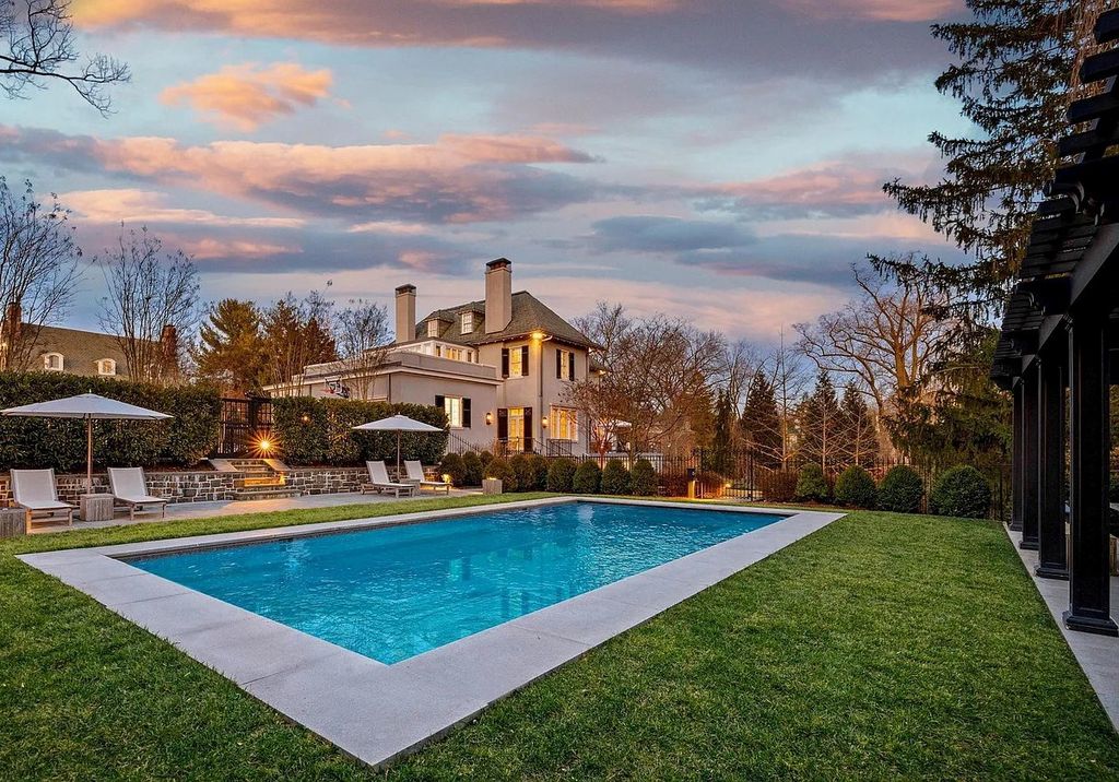 The Estate in Baltimore is brilliant renovation and expansion by Delbert Adams Construction Group, now available for sale. This home located at 1 Whitfield Rd, Baltimore, Maryland