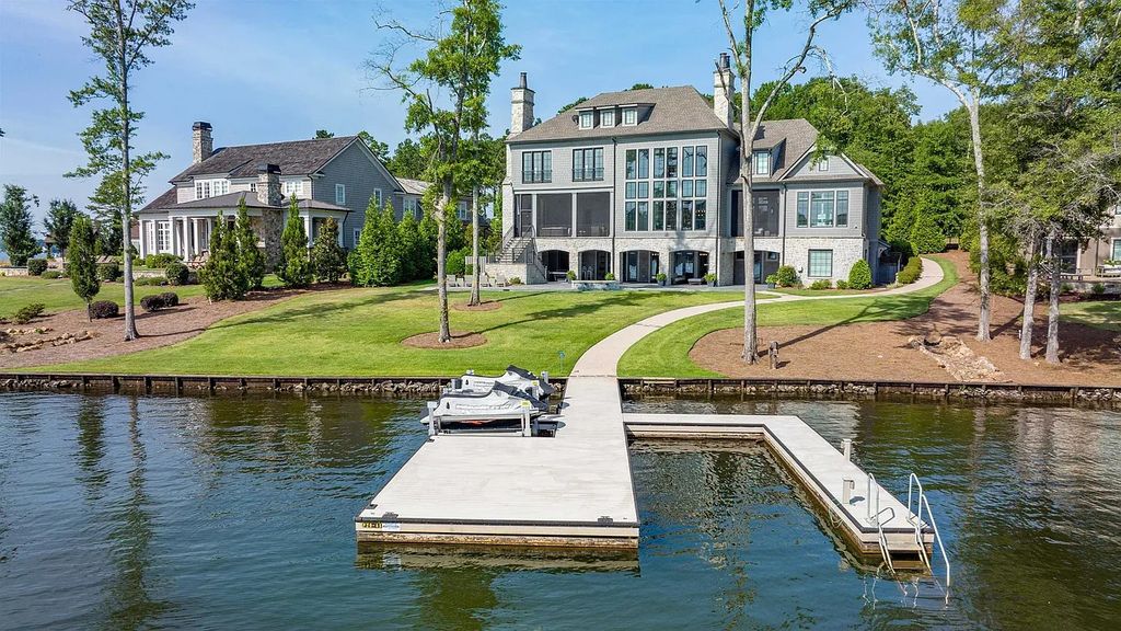 The Property in Eatonton boasts expert craftsmanship and the finest materials, resulting in a true masterpiece, now available for sale. This home located at 202 Eagles Way, Eatonton, Georgia