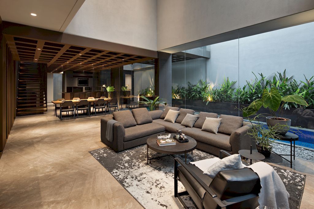Rumah RifBagus House, Elegant Home in Indonesia by Gets Architects