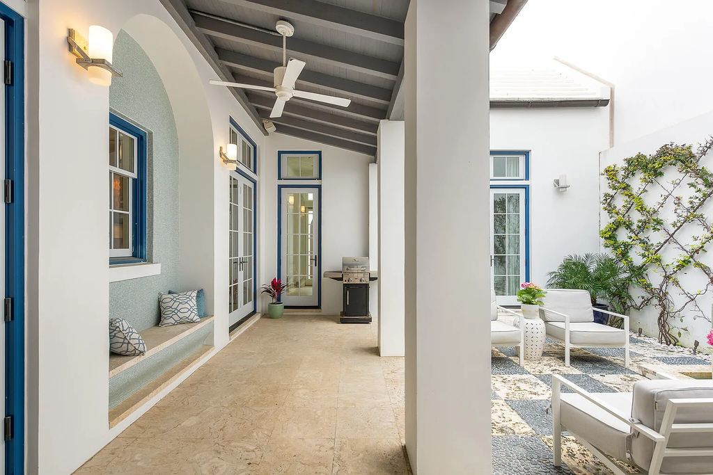 Introducing 86 North Charles Street - a luxurious Alys Beach stunner located in the highly sought-after east end of 30A in Rosemary Beach, Florida. This expansive home in Rosemary Beachboasts five bedrooms, five bathrooms, and a spacious living area spanning 2,782 square feet, making it the perfect abode for large families or those who love to entertain guests.