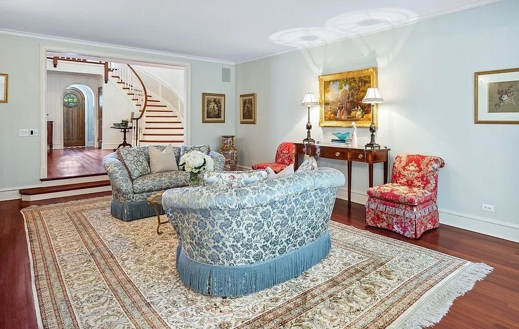The Manor in Winnetka is built to withstand the test of time & beautifully enhanced by notable architects Liederbach & Graham, now available for sale. This home located at 45 Indian Hill Rd, Winnetka, Illinois
